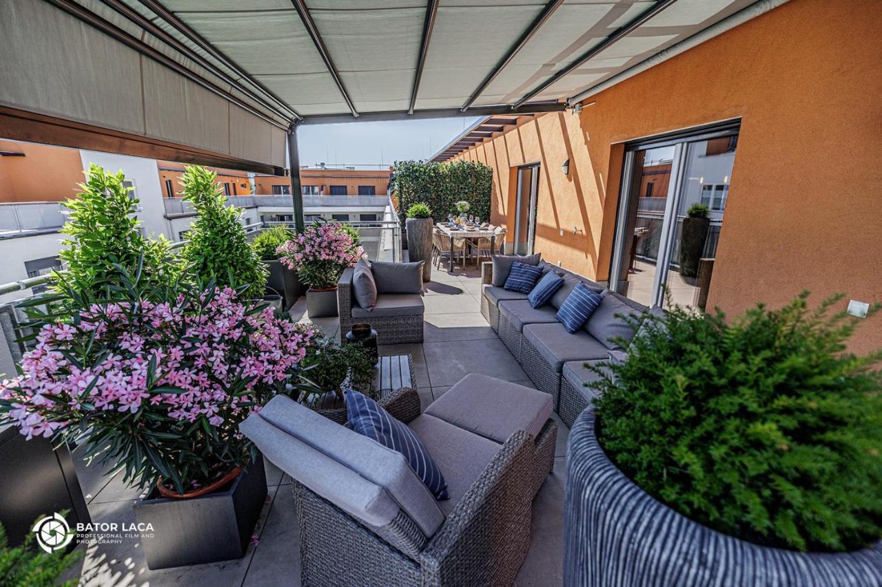 Buekk Penthouse, Panorama Jacuzzival Leilighet Miskolc Eksteriør bilde